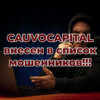 Cauvocapital внесен в список мошенников
