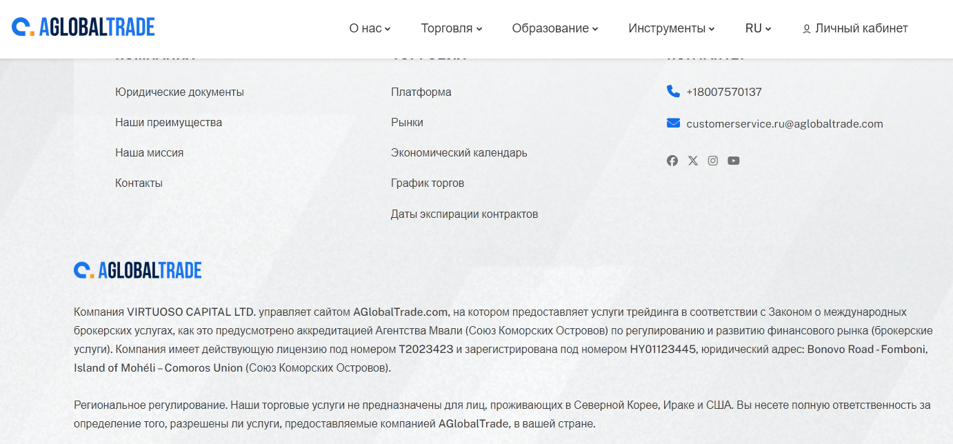 аглобалтрейд мошенники