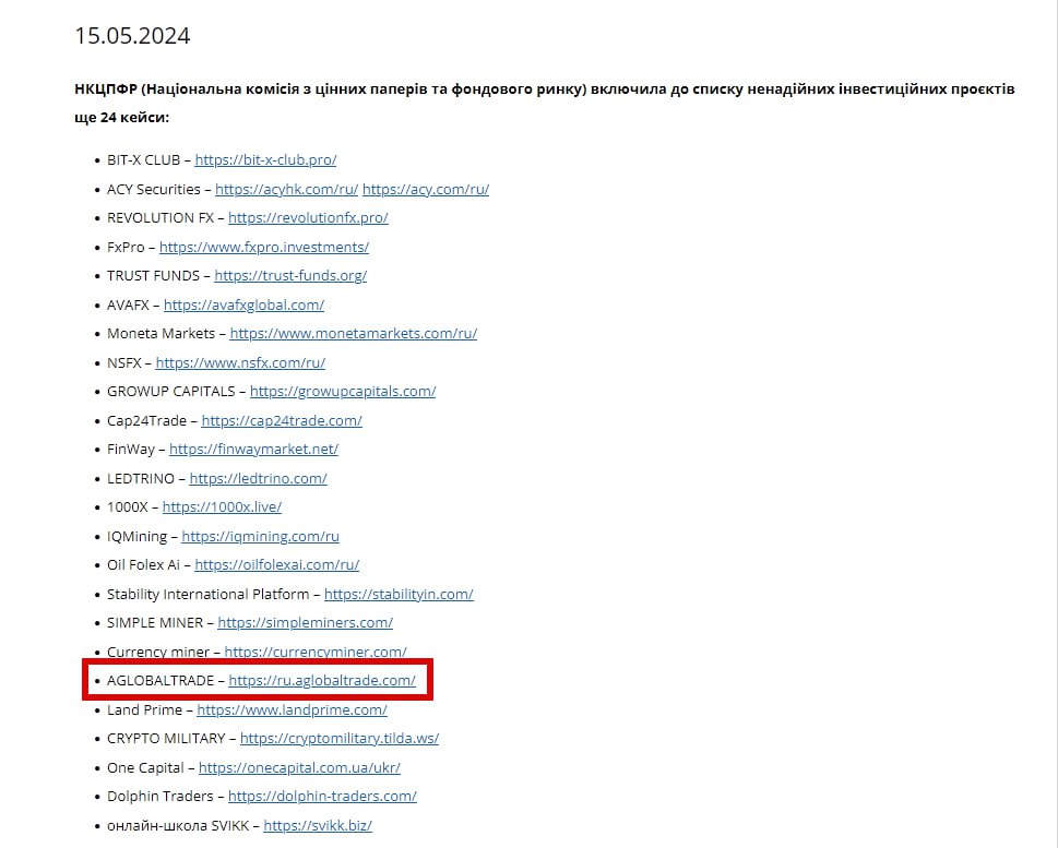 Почему AGlobalTrade мошенники? Как вернуть деньги?