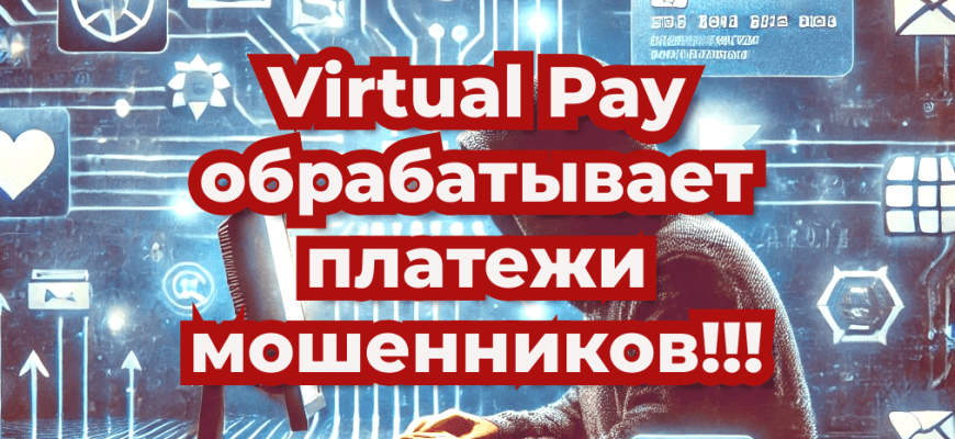 Virtual Pay обрабатывает платежи мошенников
