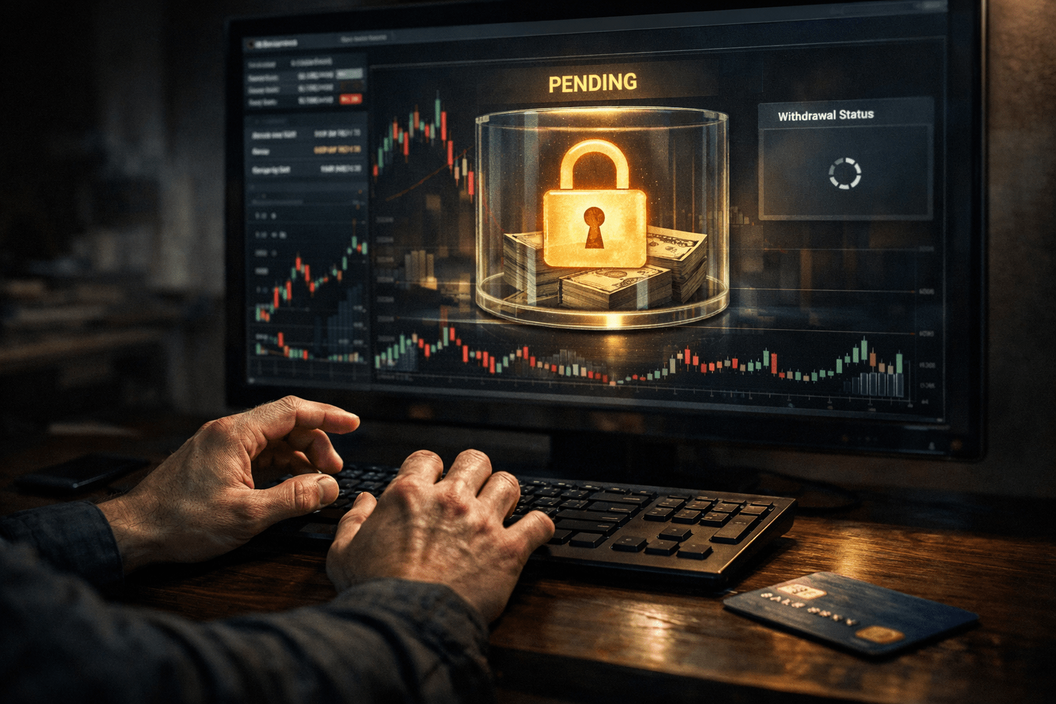 Пользователь не может завершить вывод денег с платформы.