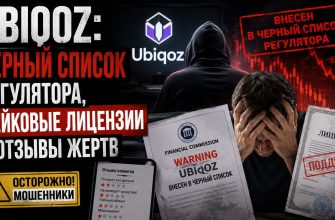 Ubiqoz мошенники - развод на ubiqoz.com