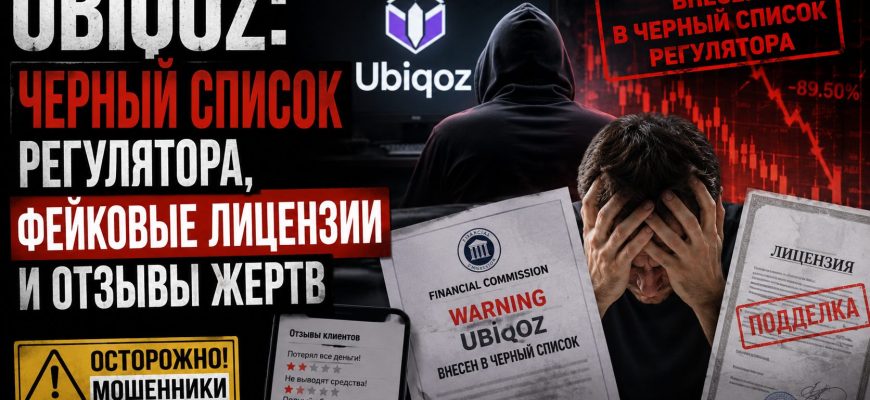 Ubiqoz мошенники - развод на ubiqoz.com