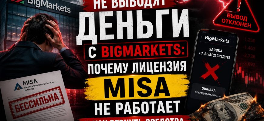 Проверка лицензии брокера BigMarkets: реестр MISA, фейковый адрес в Rodney Bay и отсутствие записи в OpenCorporates