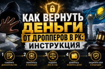 Суд взыскивает деньги с дроппера в Казахстане в 2026 году