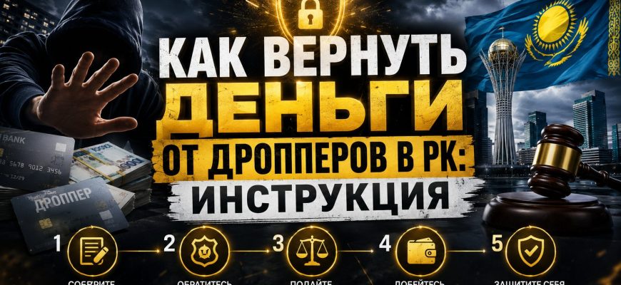 Суд взыскивает деньги с дроппера в Казахстане в 2026 году