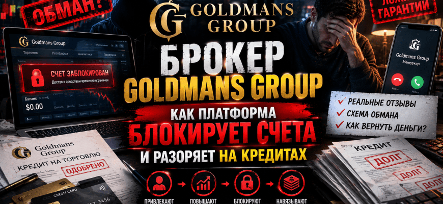 Схема обмана брокера Goldmans Group